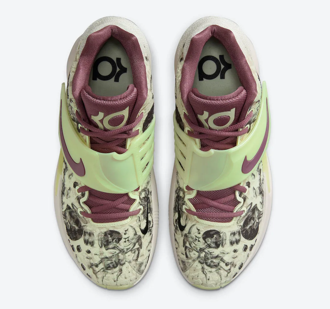Nike KD14 Lime Ice light Mulberry CW3935-300