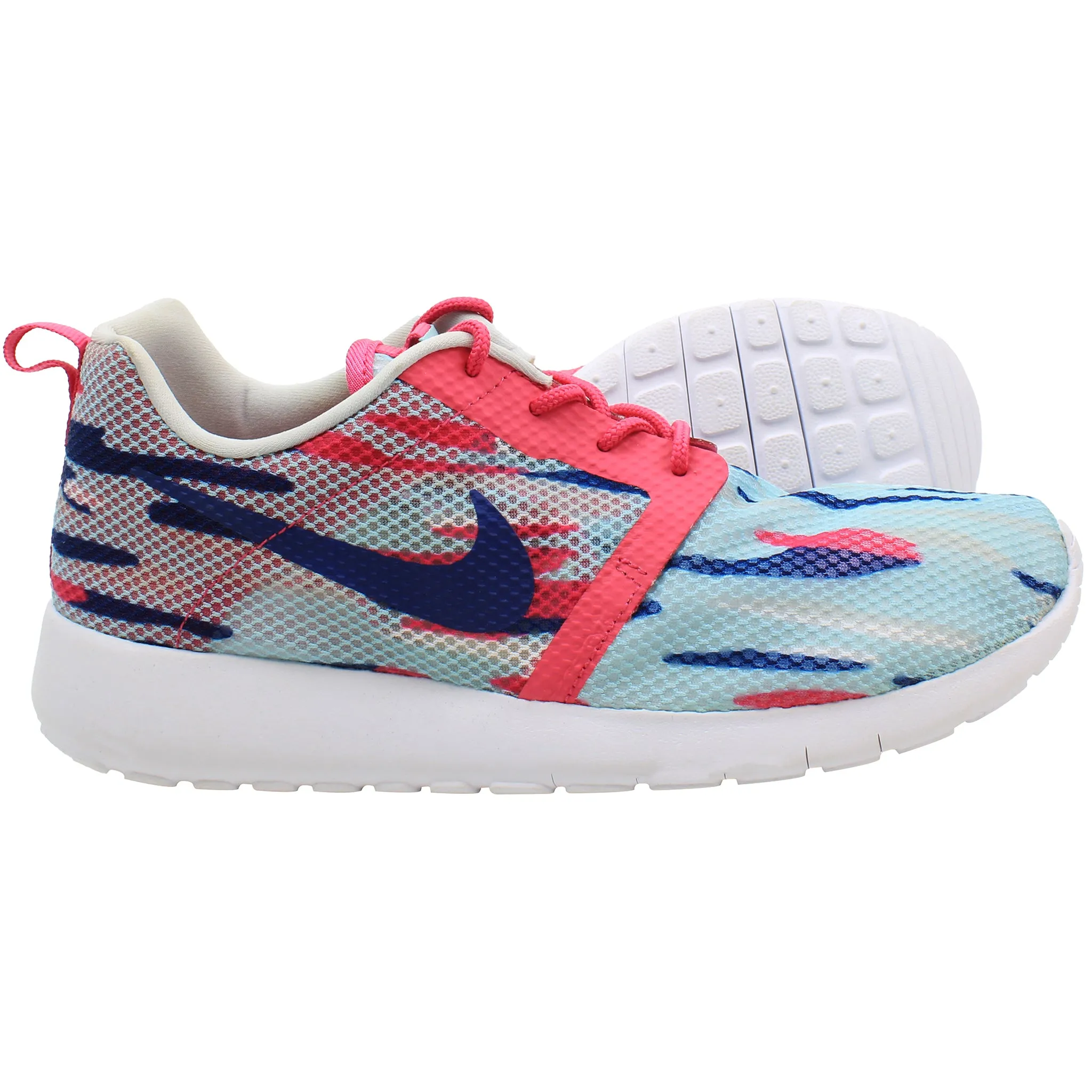 Nike Roshe One Flight Weight (GS) Kids Blue/Pink Trainers