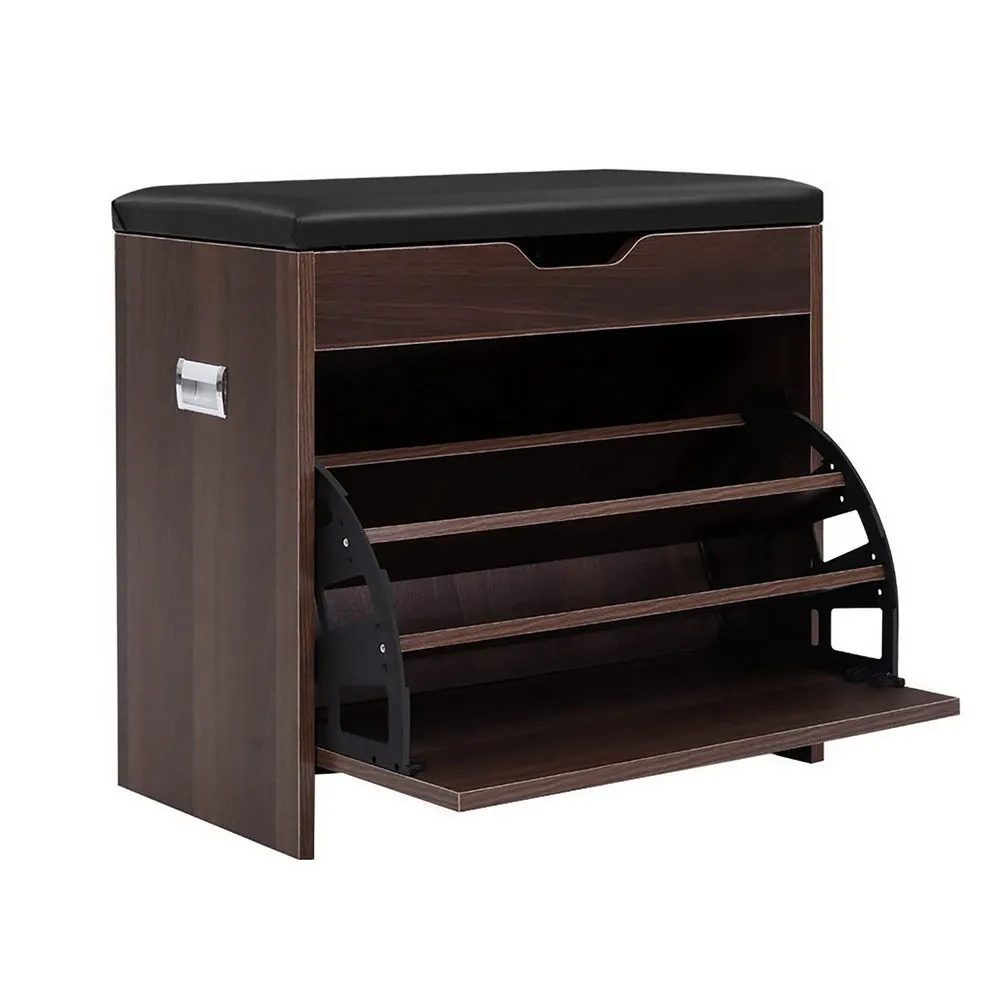 NNEDSZ 12 Pairs Shoe Cabinet Organiser Wooden Storage Bench Stool