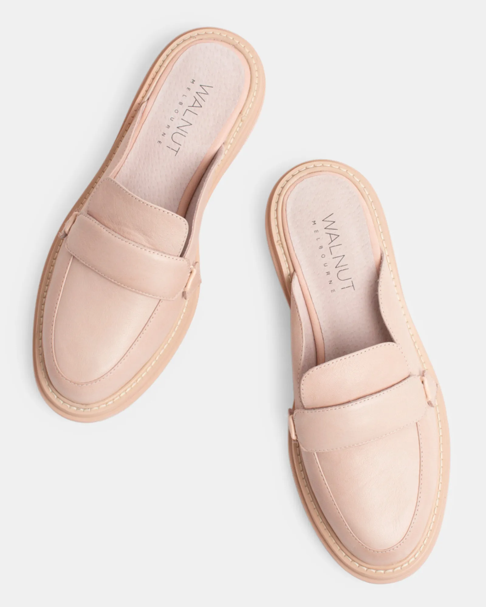 Odelle Leather Mule - Blush