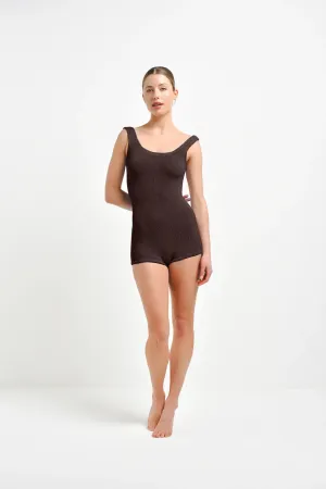 One Peace - Playa Playsuit One Piece - Chocolate