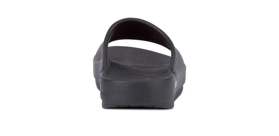 Oofos Ooahh Black Sandal