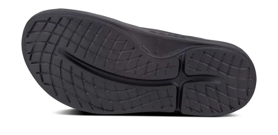 Oofos Ooahh Black Sandal