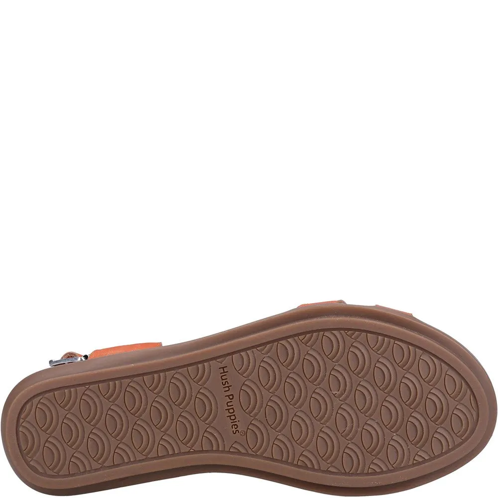 Orange Kate T-Bar Sandals
