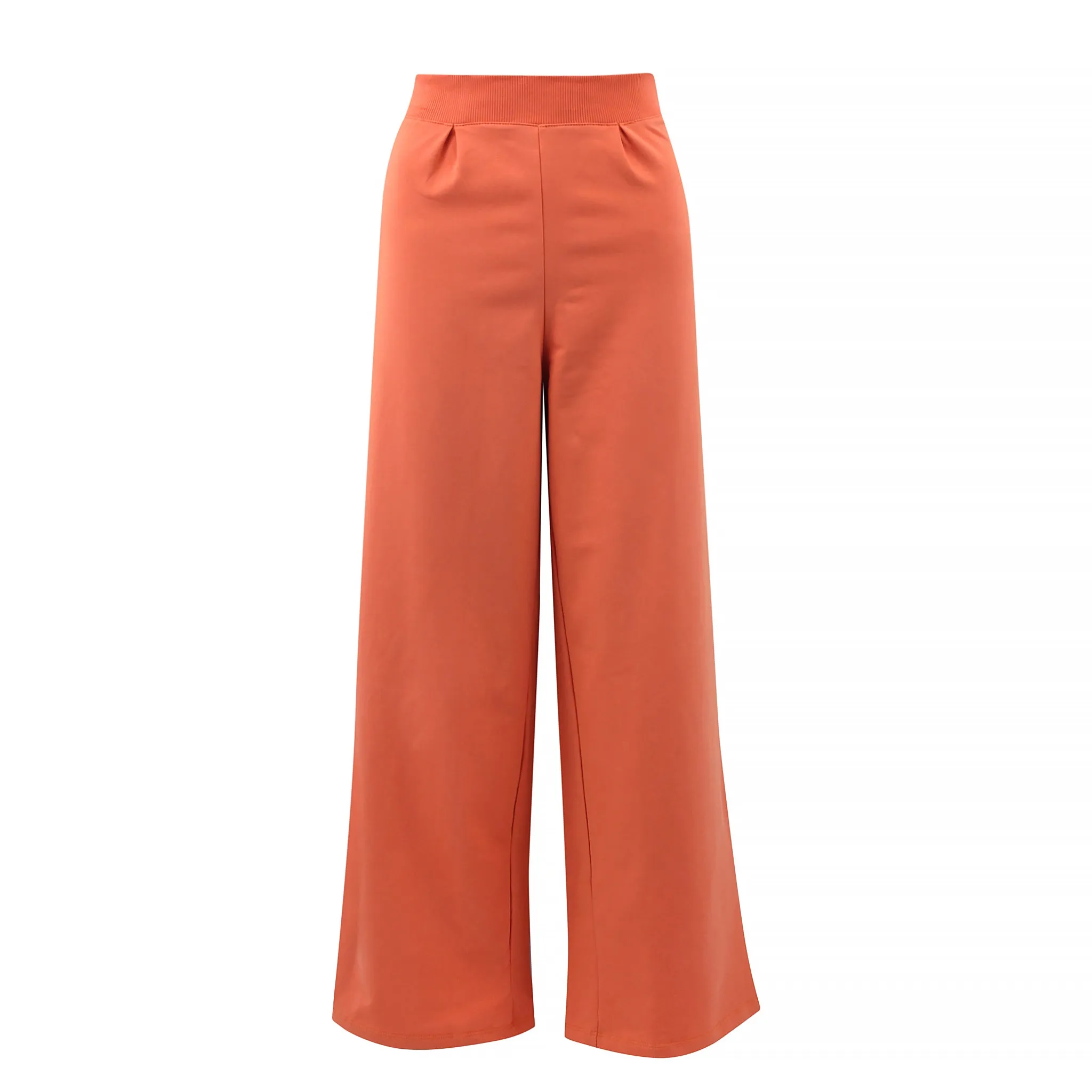Orange Wide Leg Jogger