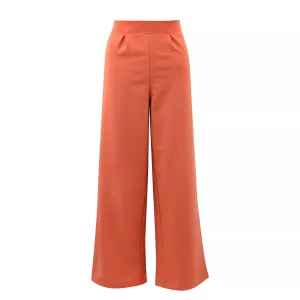 Orange Wide Leg Jogger