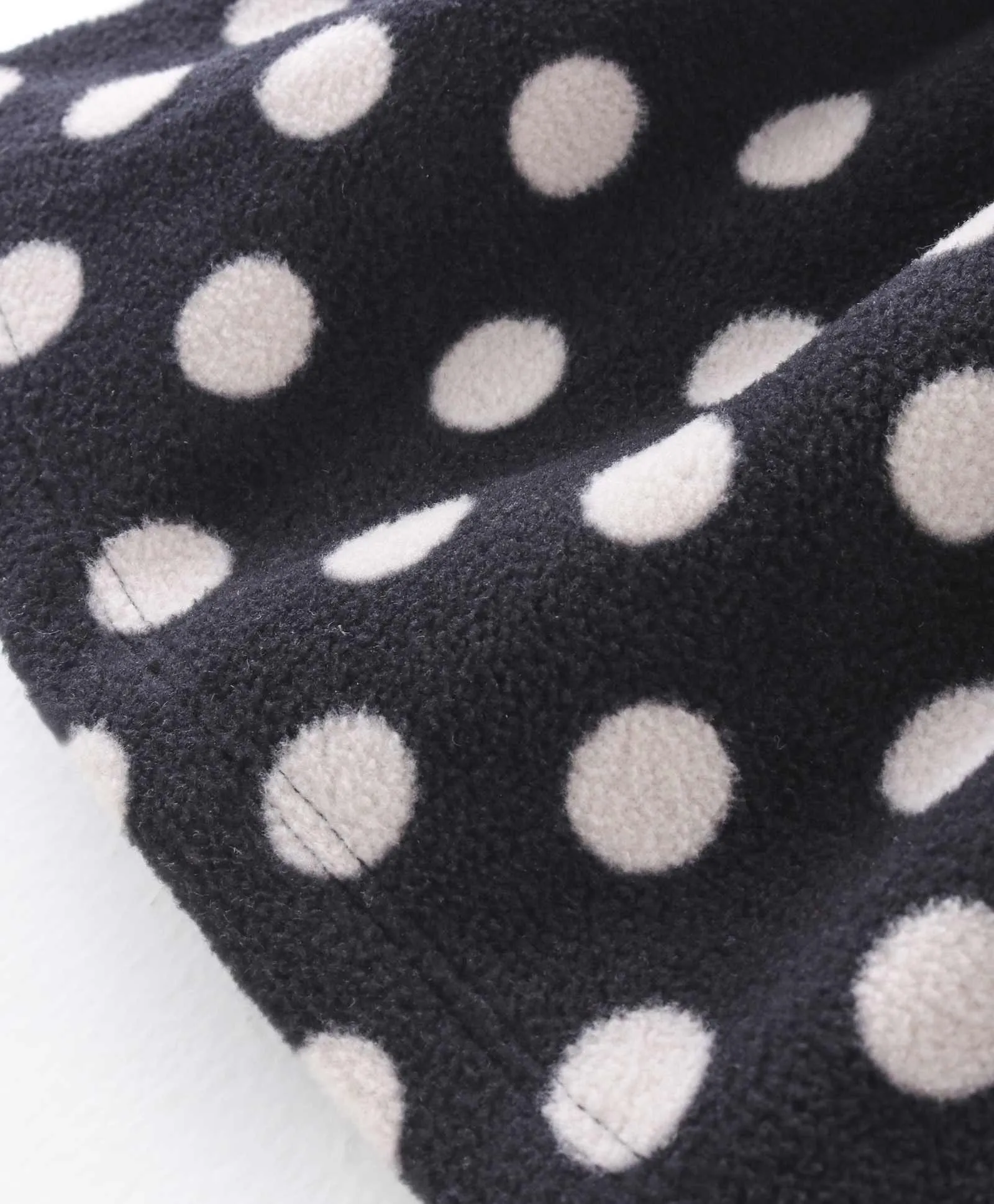 Polka Dots Printed Crop Cardigan Skirt Set