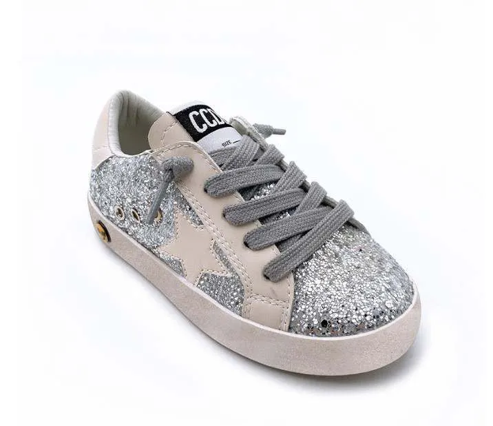 Pre Order Diane Silver Glitter Sneaker