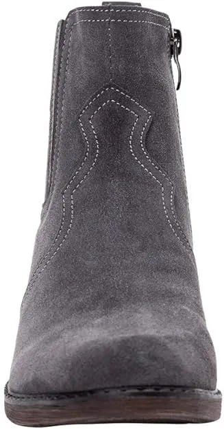Propet Women's Reese Round Toe Casual Boots  Color Dark Grey Size 10X (2E)
