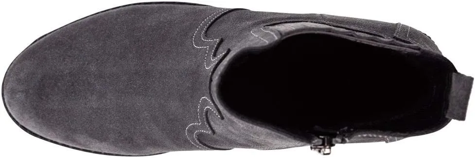 Propet Women's Reese Round Toe Casual Boots  Color Dark Grey Size 10X (2E)