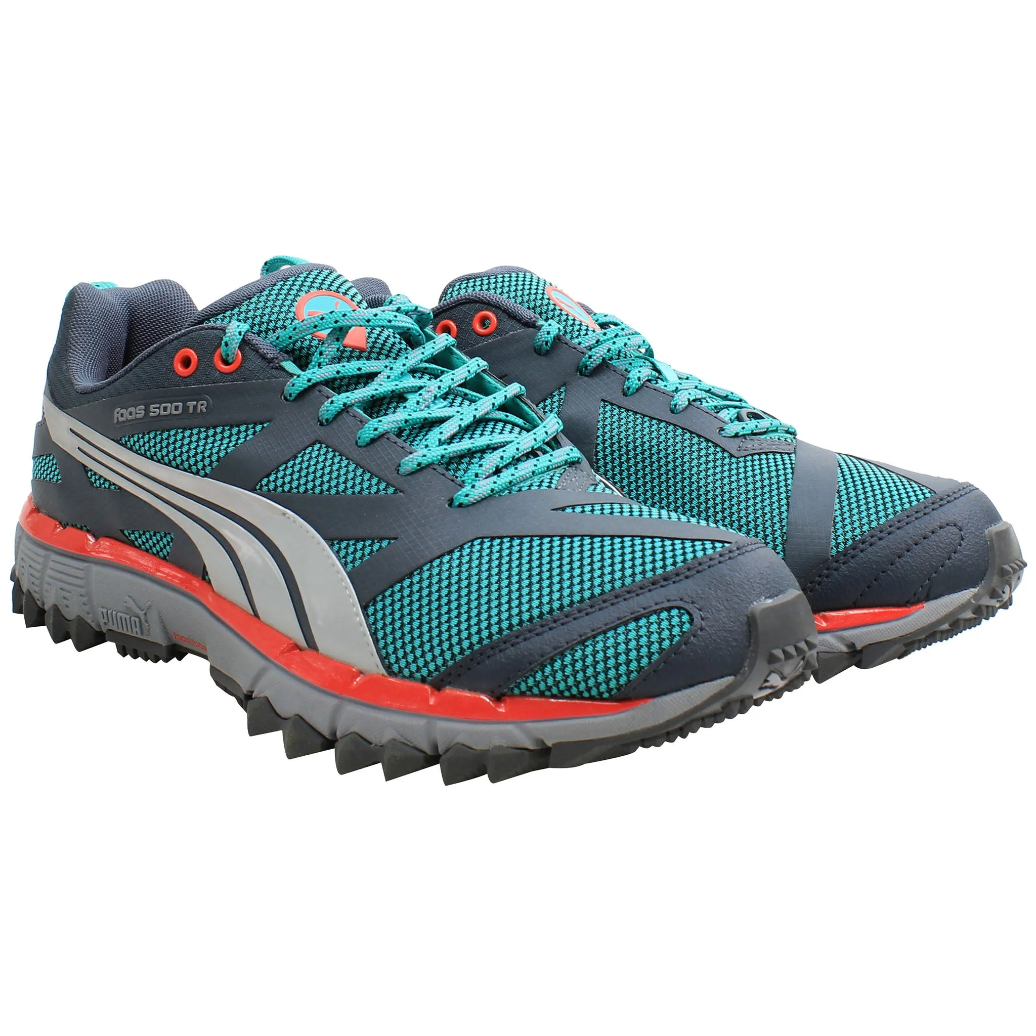 Puma Faas 500 TR Mens Grey/Blue Running Shoes