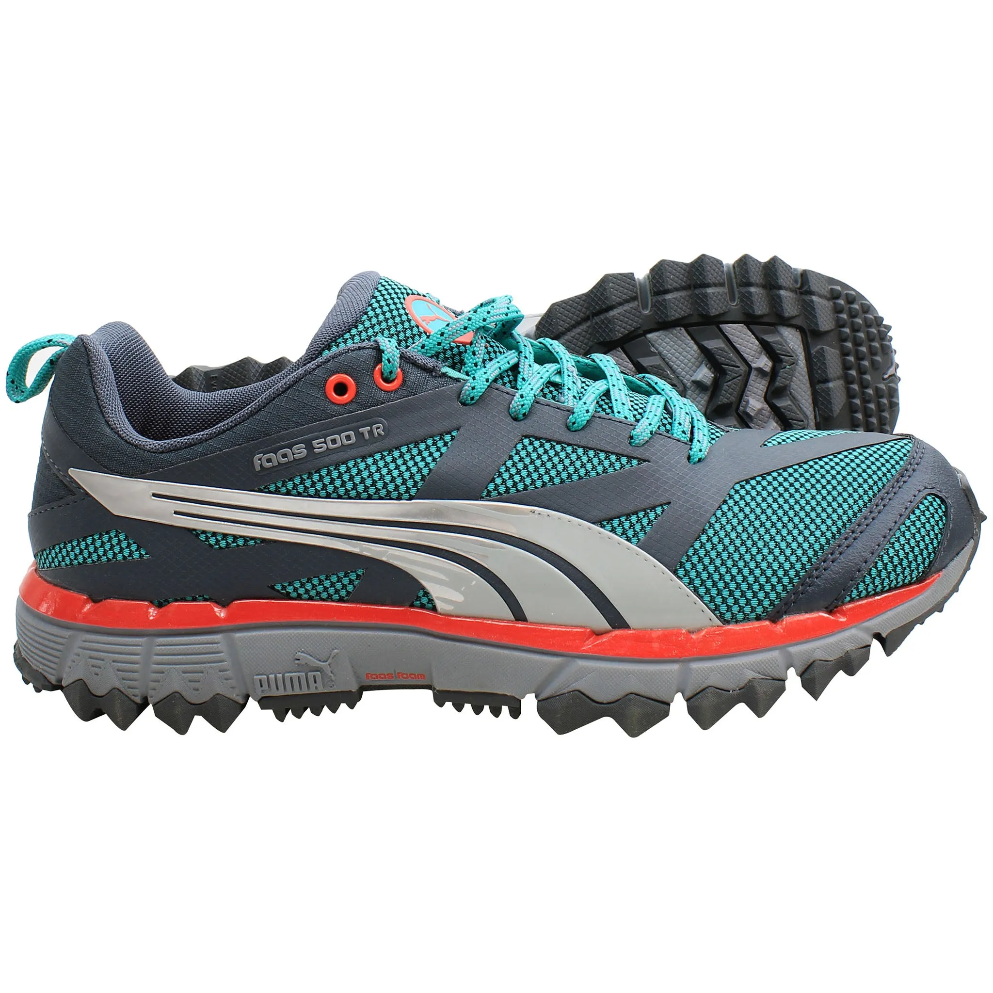 Puma Faas 500 TR Mens Grey/Blue Running Shoes