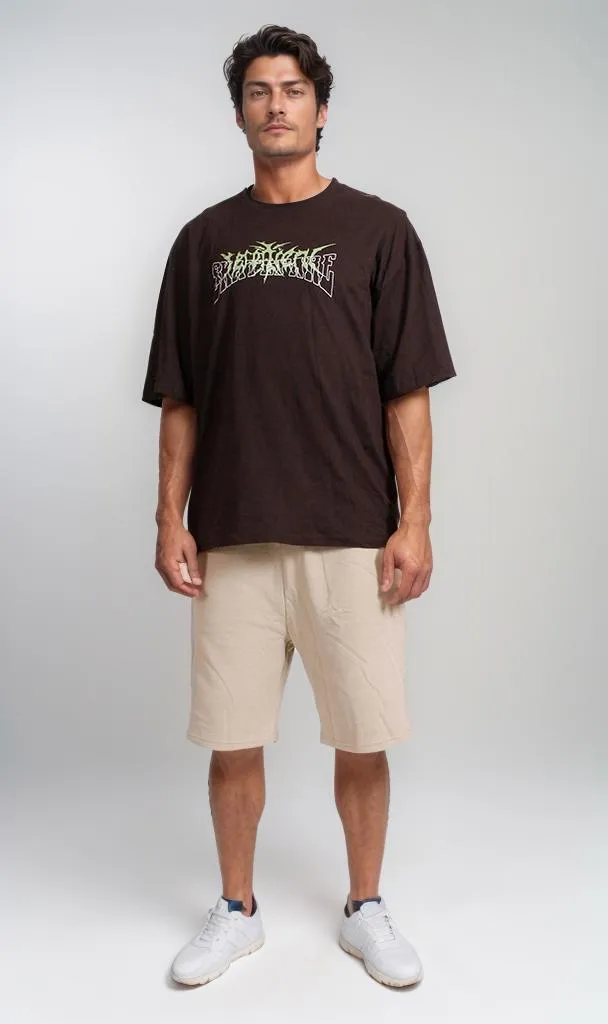 R207687 -Skatepark Graphic T-Shirt - Brown