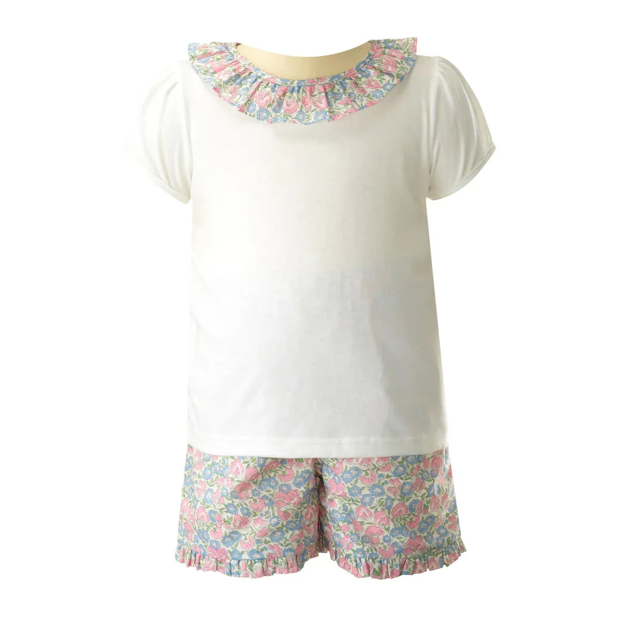 RACHEL RILEY~ Pastel floral top and short set