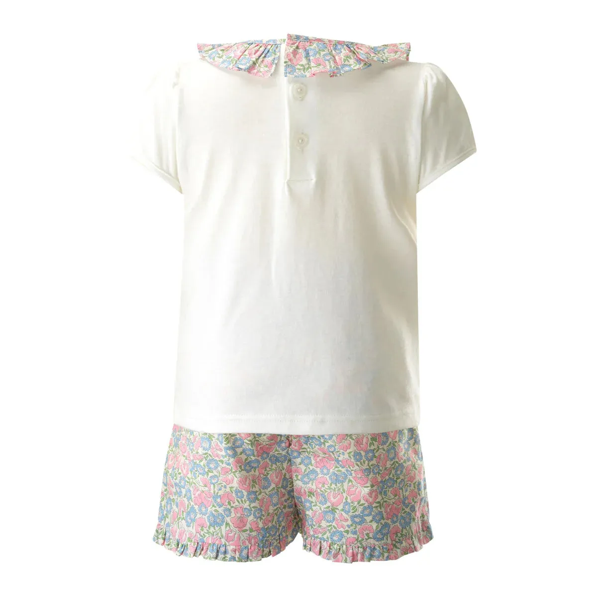 RACHEL RILEY~ Pastel floral top and short set