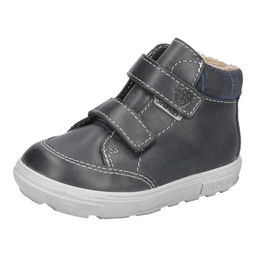 Ricosta Basti Boys Navy Leather Ankle Boots