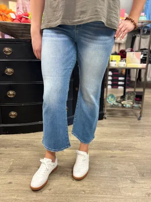 Risen Crop it Like it's Hot Cropped Flare Jeans