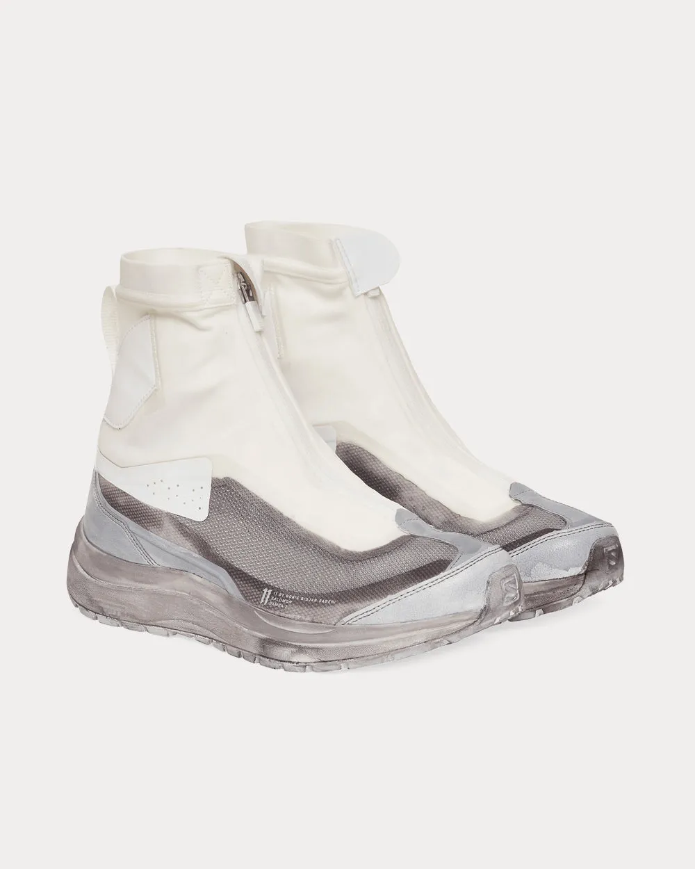 Saberi Bamba 2 Light Grey High Top Sneakers