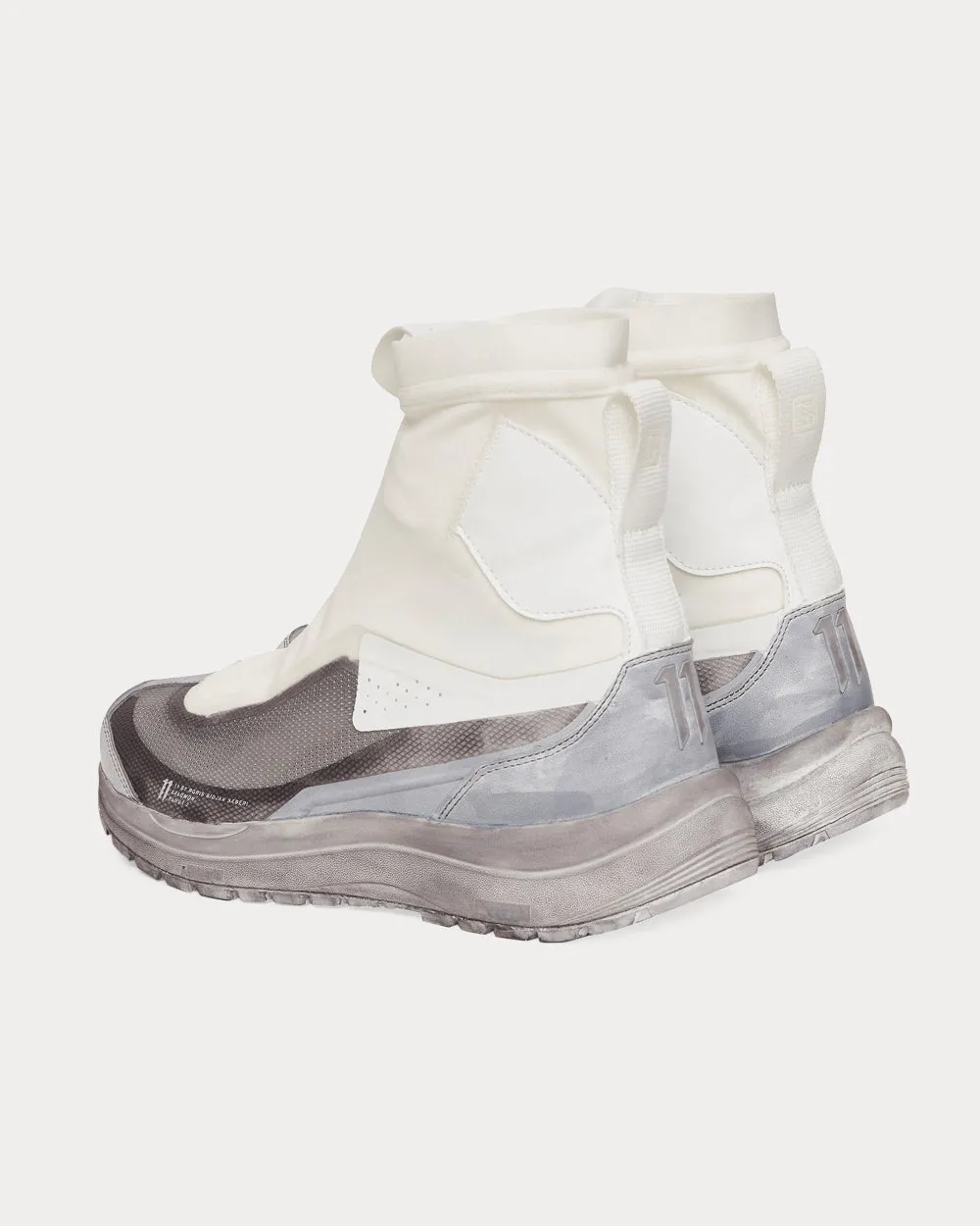 Saberi Bamba 2 Light Grey High Top Sneakers
