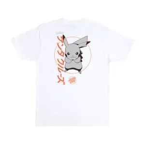 Santa Cruz X Pokémon Pikachu Men's T-Shirt - White