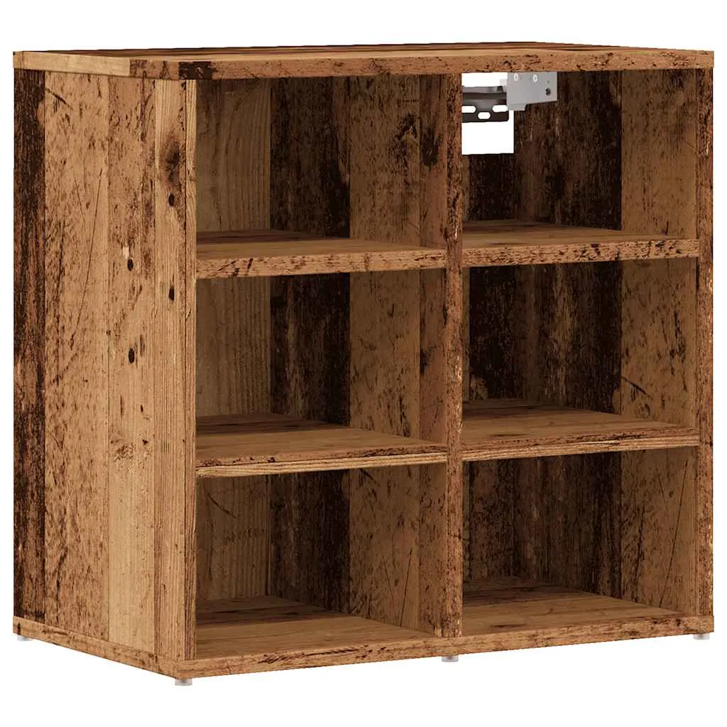 Shoe Cabinet Old Wood 52x30x50 cm