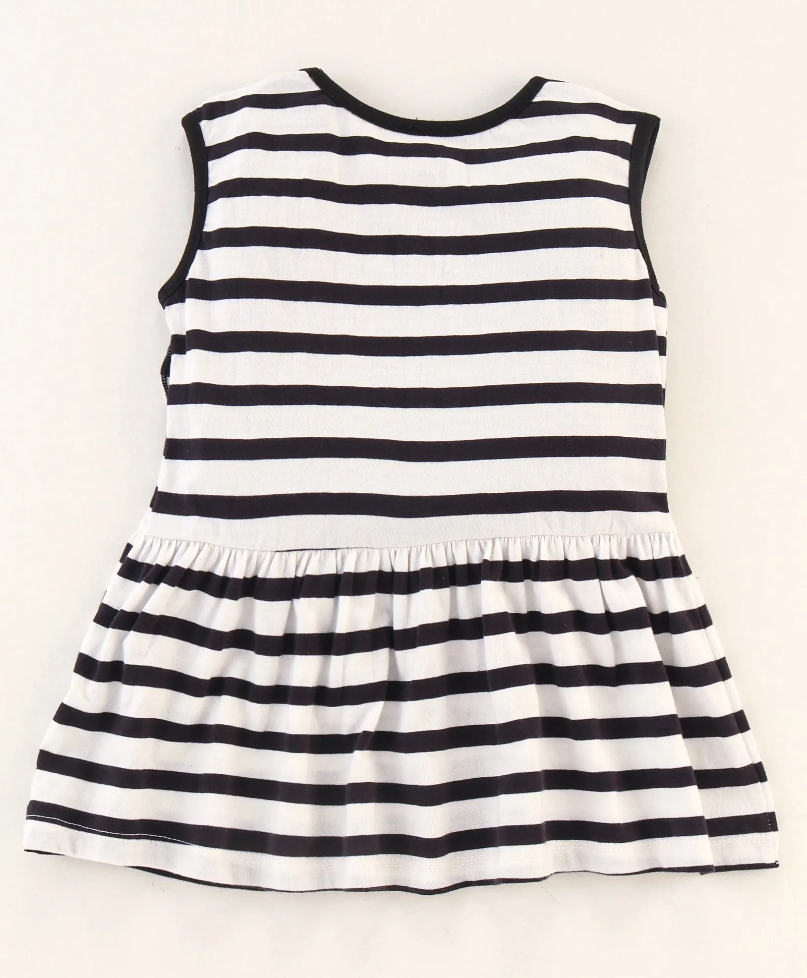 Striped Frilled Top Leggings Set
