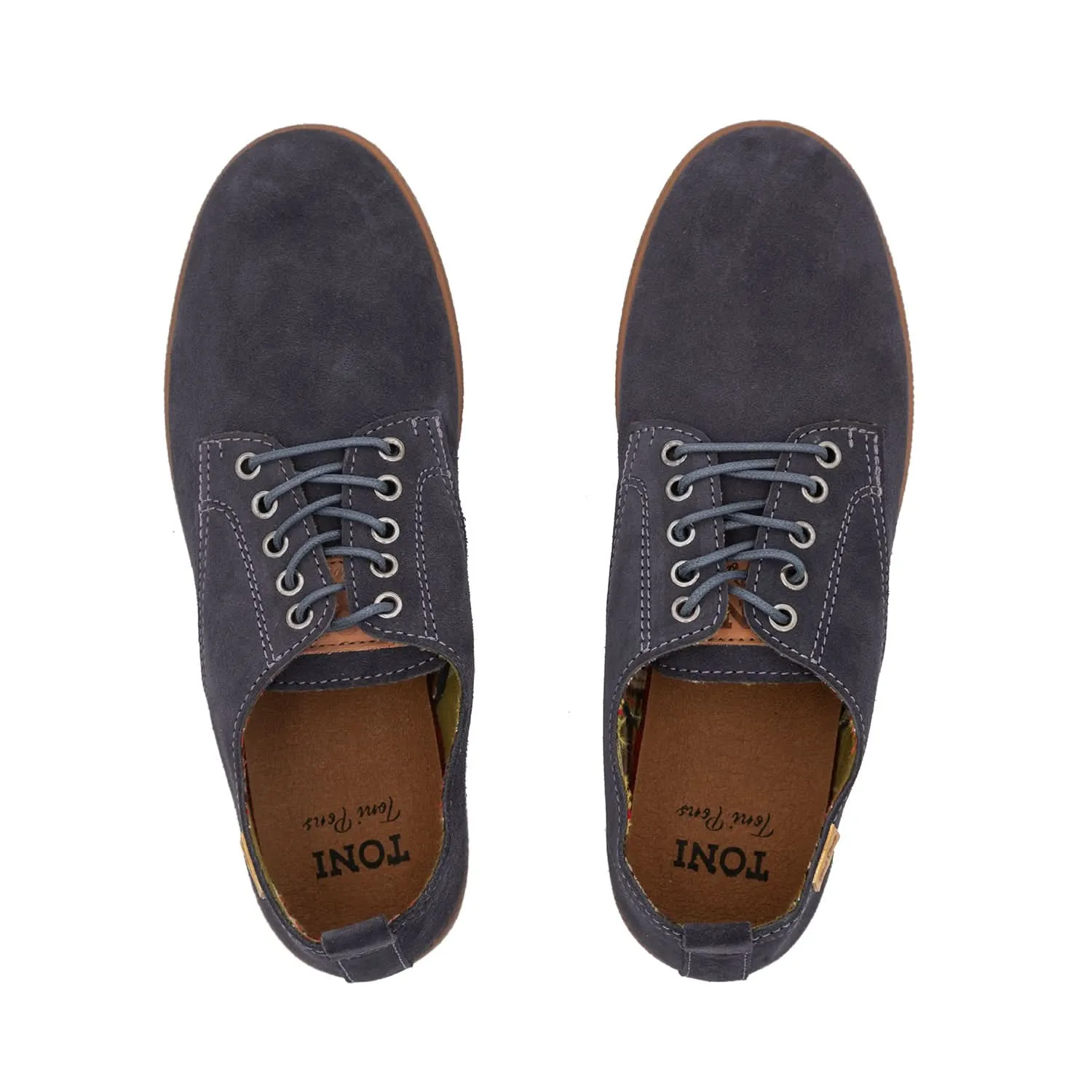 Suede Leather Lace-up Shoe for Men - Derby-SY