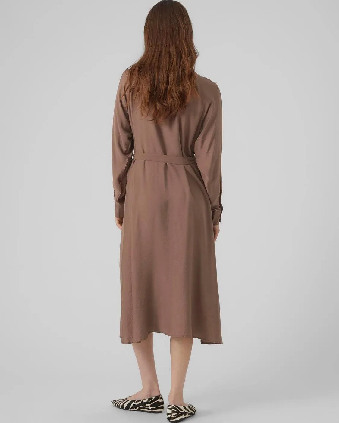 The Debby Long Sleeve Shirt Dress