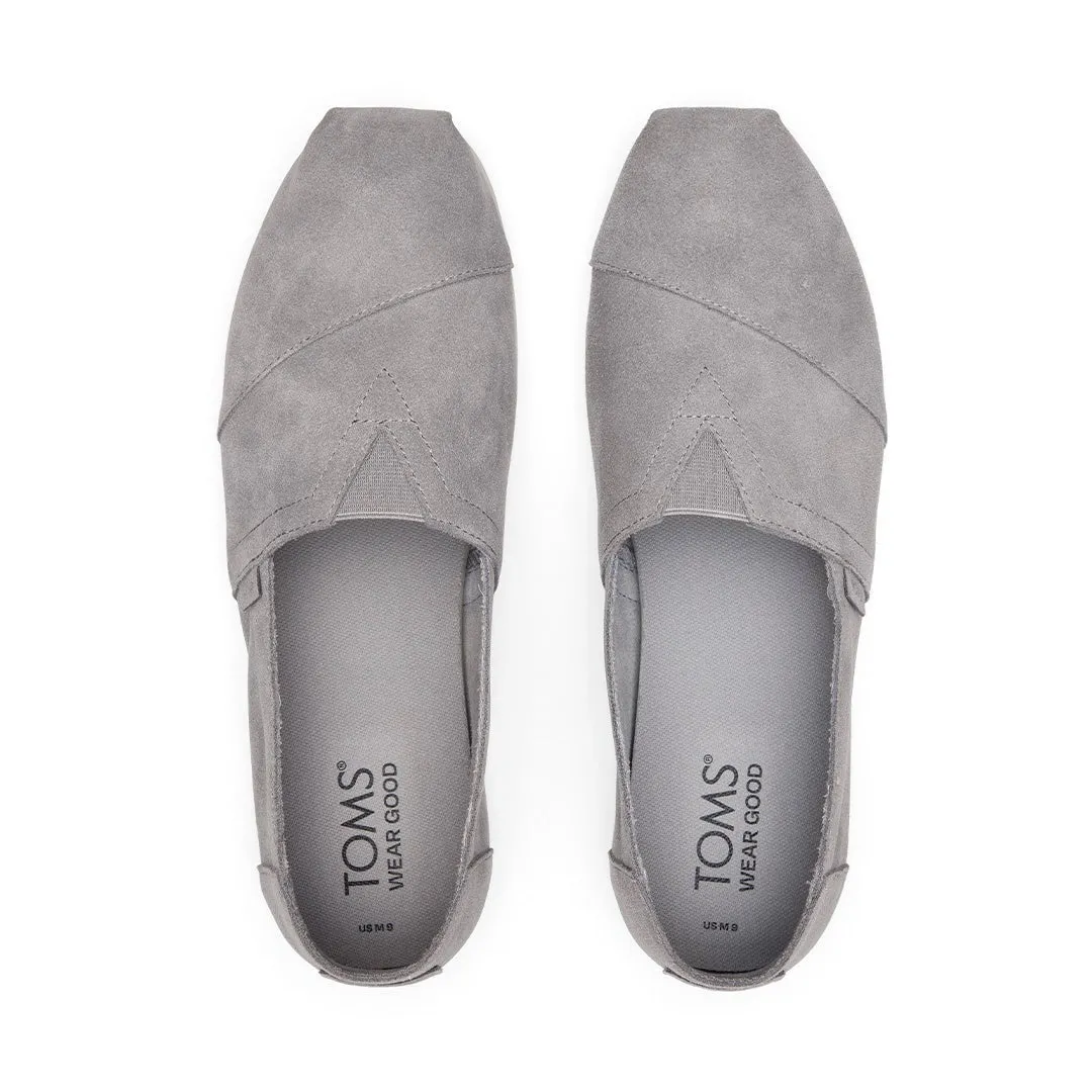 Toms Alpargata Espadrille Men - Ultimate Grey Distressed Suede