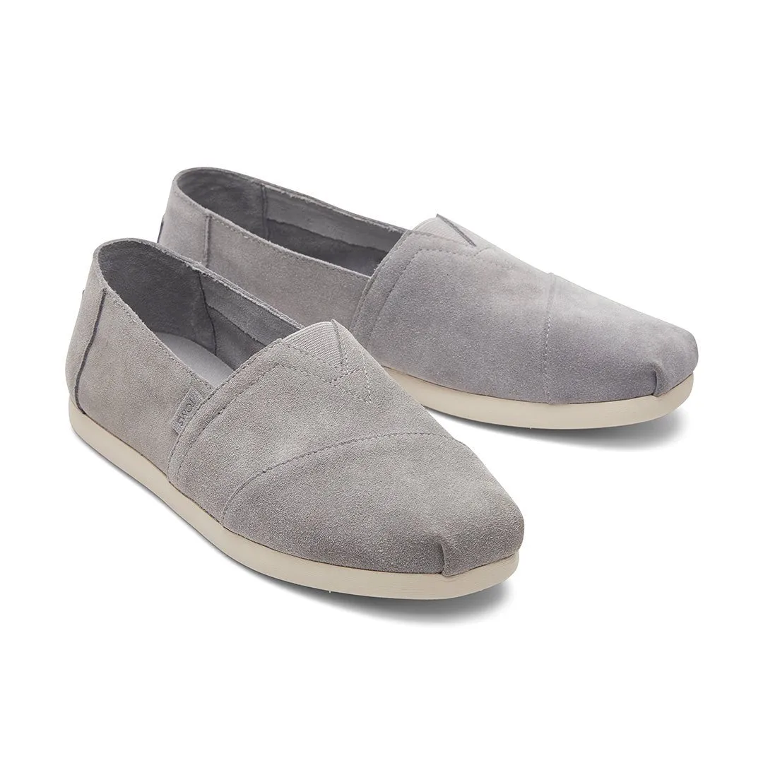 Toms Alpargata Espadrille Men - Ultimate Grey Distressed Suede