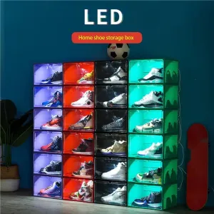 Transparent Luminous Shoe Box with LED