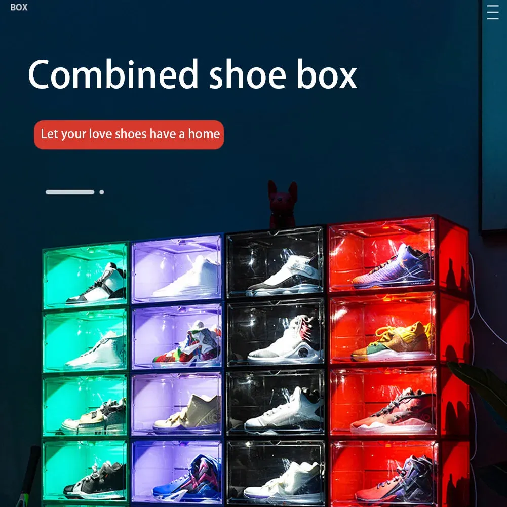 Transparent Luminous Shoe Box with LED