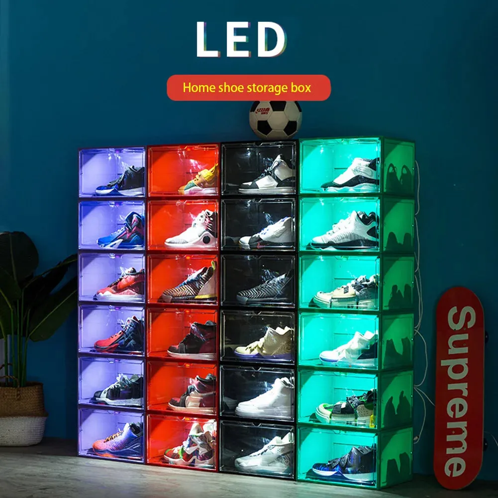 Transparent Luminous Shoe Box with LED