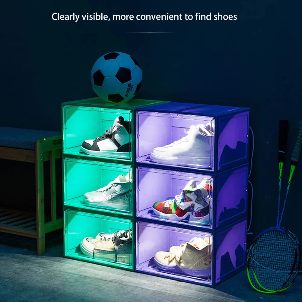 Transparent Luminous Shoe Box with LED