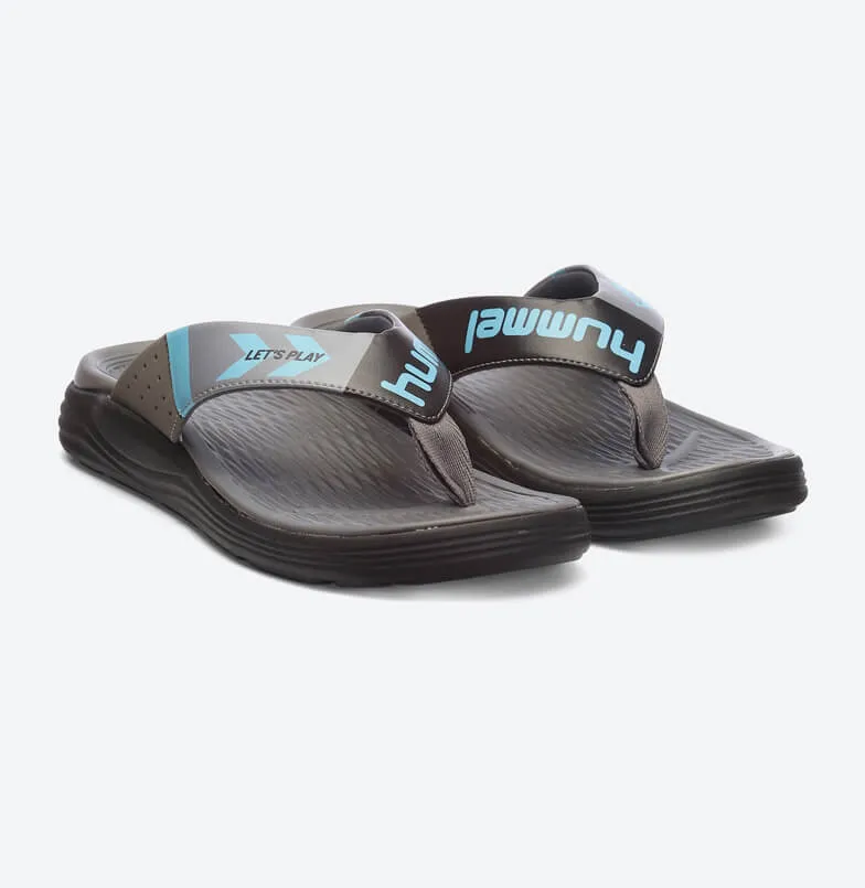 Turq Comfort Men Light Grey/Blue Flip-Flops