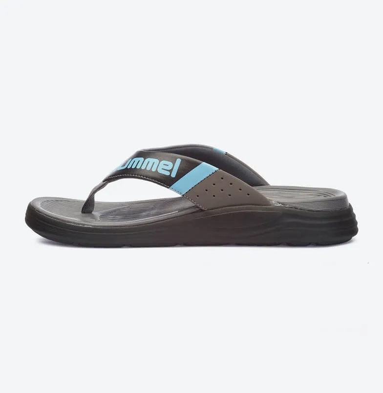 Turq Comfort Men Light Grey/Blue Flip-Flops