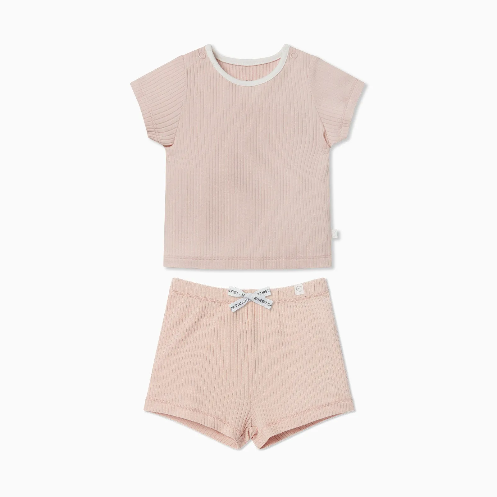 Turtles Ribbed & Ribbed Summer Pyjamas 2 Pack