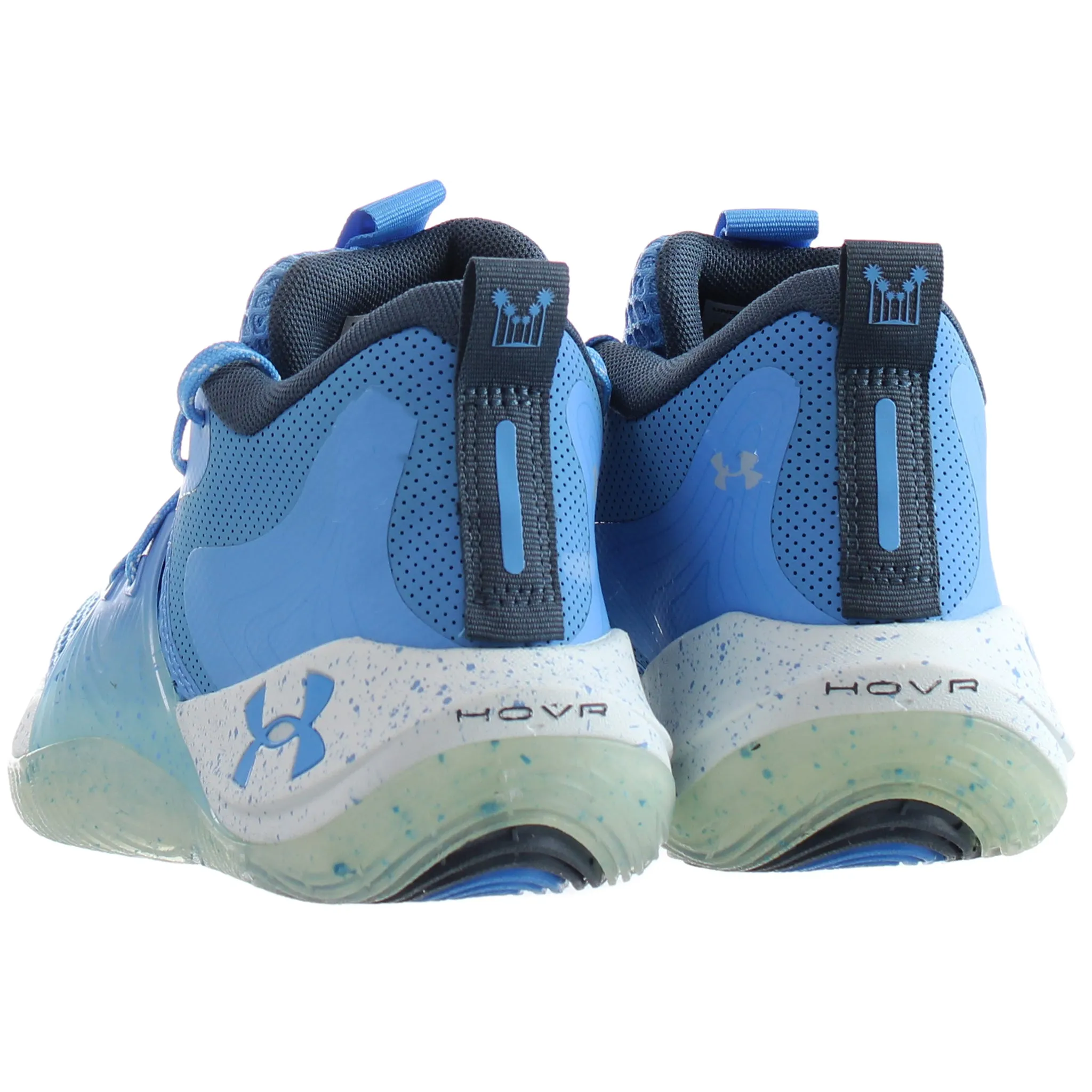 Under Armour GS Embiid 1 Kids Blue Basketball Shoes