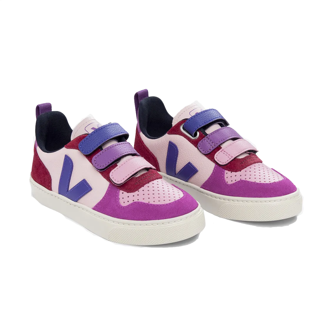 Veja V-10 Velcro Leather - Multico Platine