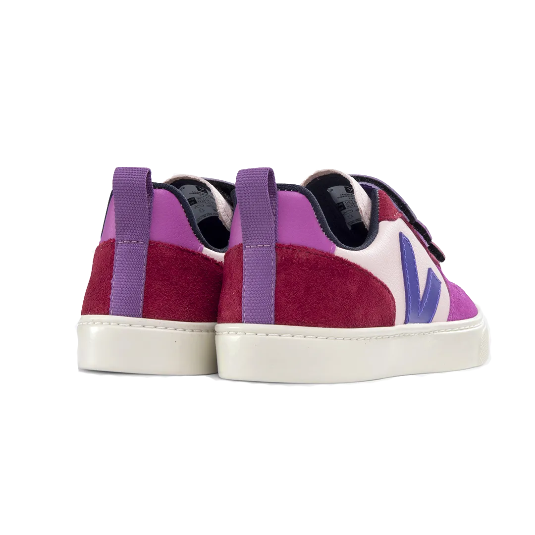Veja V-10 Velcro Leather - Multico Platine