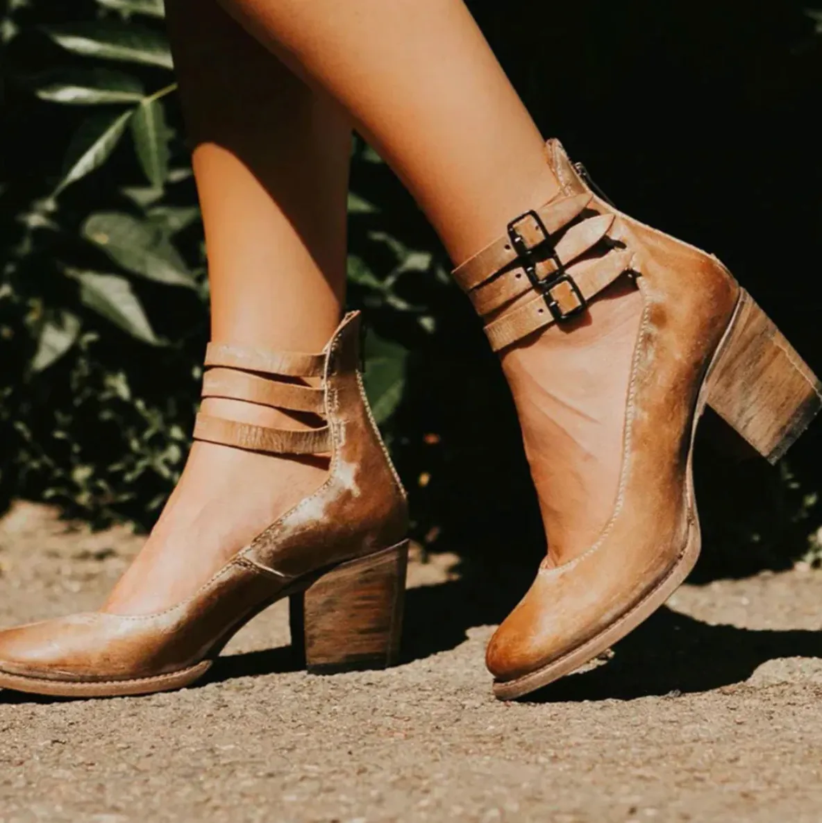Vera™  | Vintage Leather Heels
