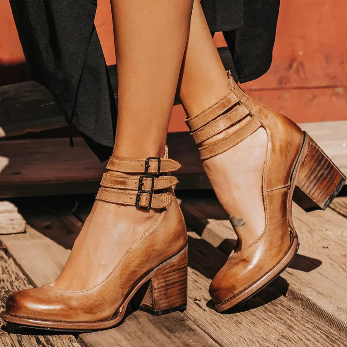 Vera™  | Vintage Leather Heels