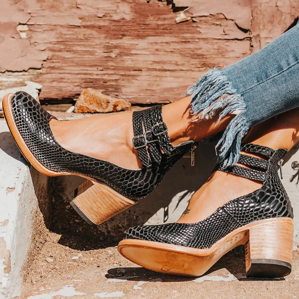 Vera™  | Vintage Leather Heels
