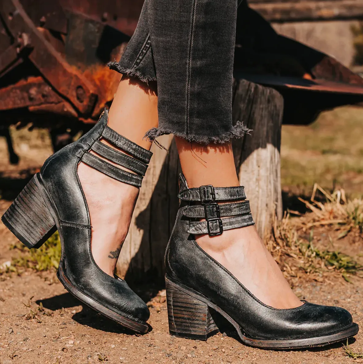 Vera™  | Vintage Leather Heels