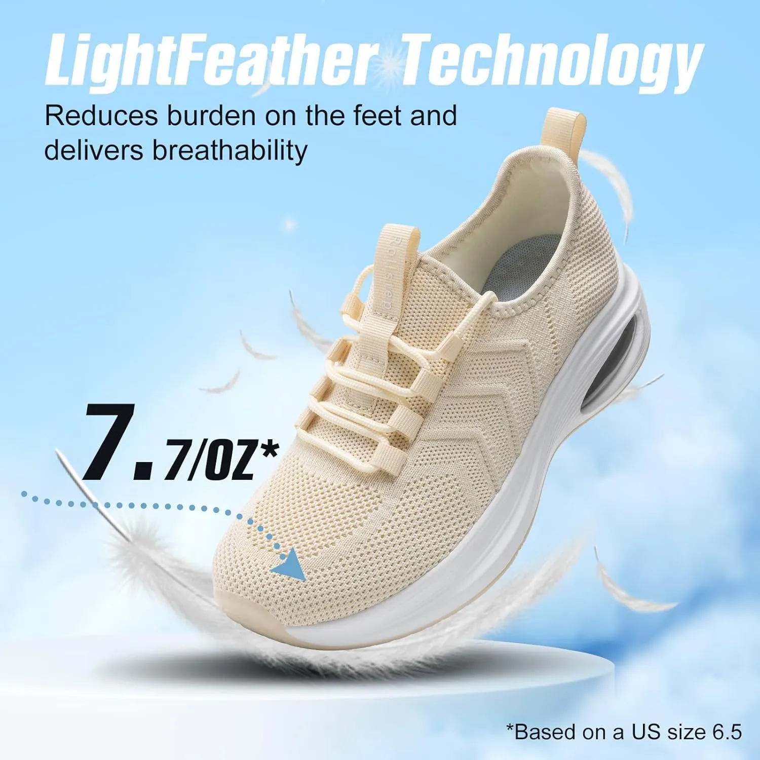 Wide Toe Box Shoes Women Extra Wide Width Sneakers Air Cushion Road Running Shoes Ultra Light Tennis Gym Workout Training Shoes Breathable Walking Shoes with Arch Support