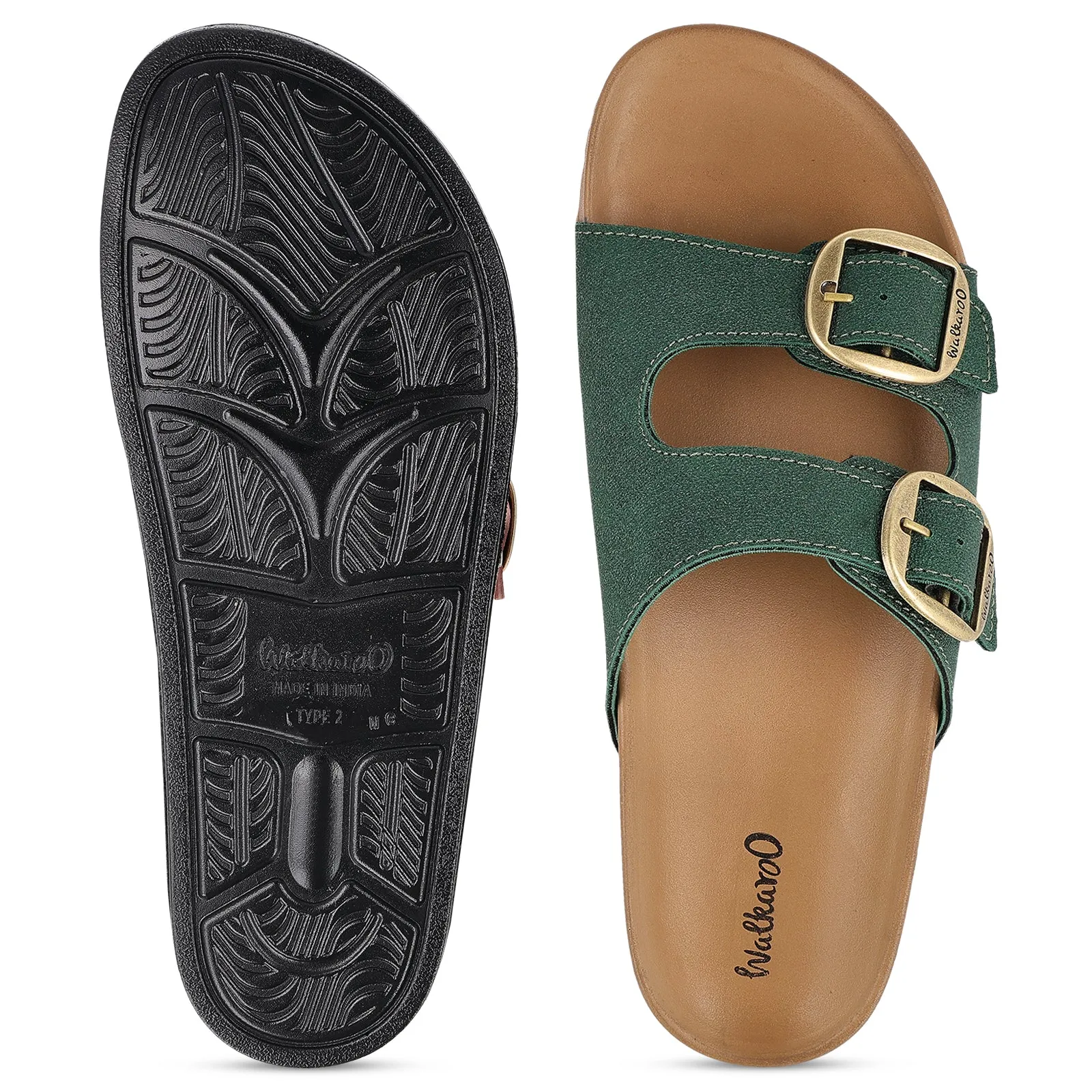Women's Daily Wear Comfort Sandals - WE2500 Green
