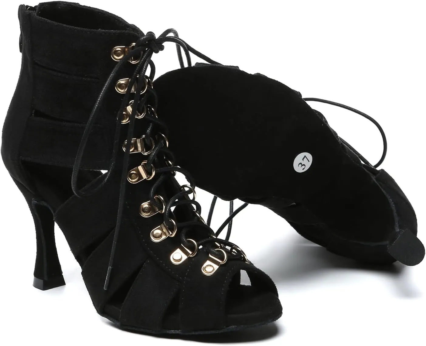 Womens Girls Latin Salsa Dance Shoes Ballroom Dancing Boots Party Club Sex Sandals