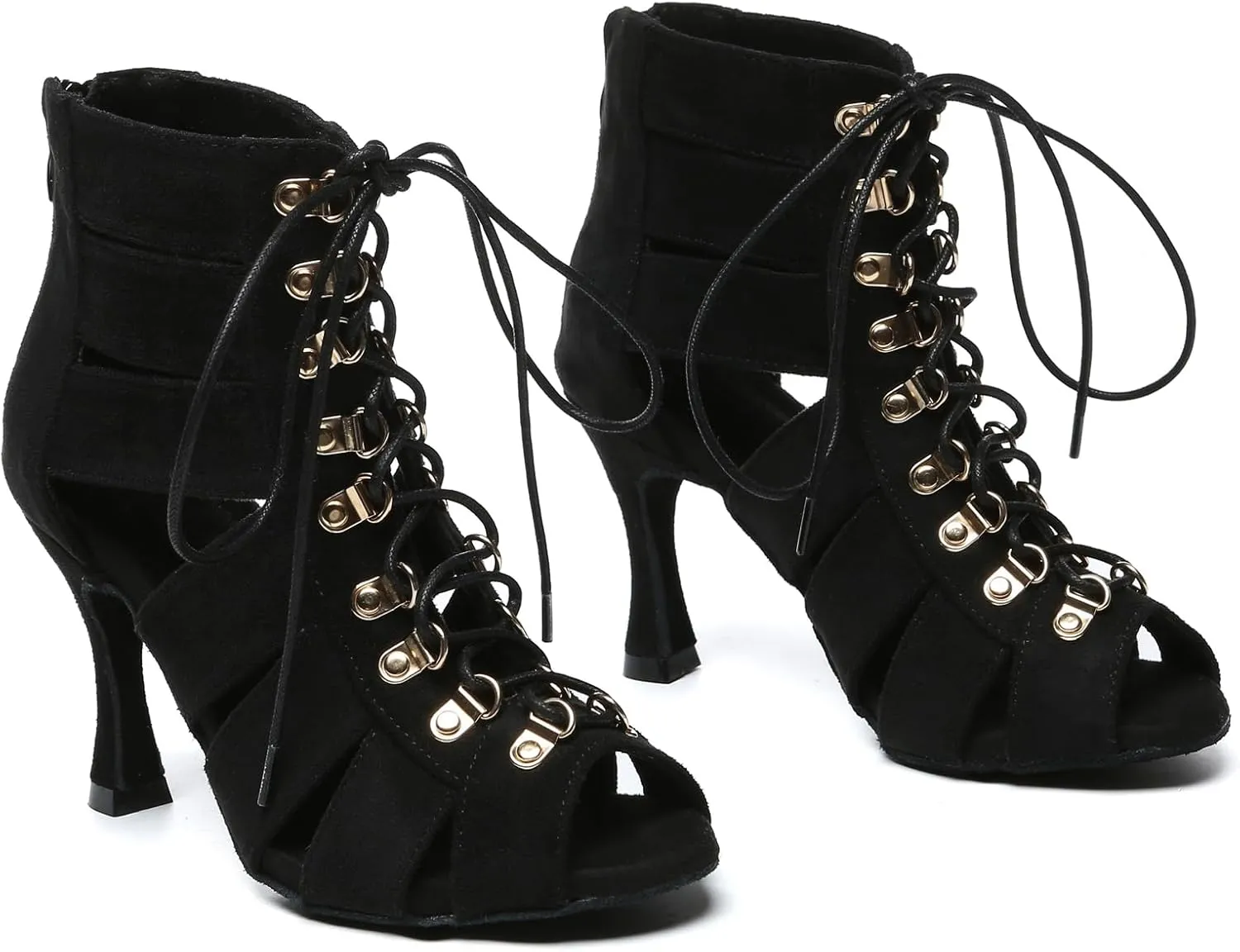Womens Girls Latin Salsa Dance Shoes Ballroom Dancing Boots Party Club Sex Sandals