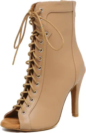 Womens Girls Latin Salsa Dance Shoes Ballroom Dancing Boots Party Club Sex Sandals