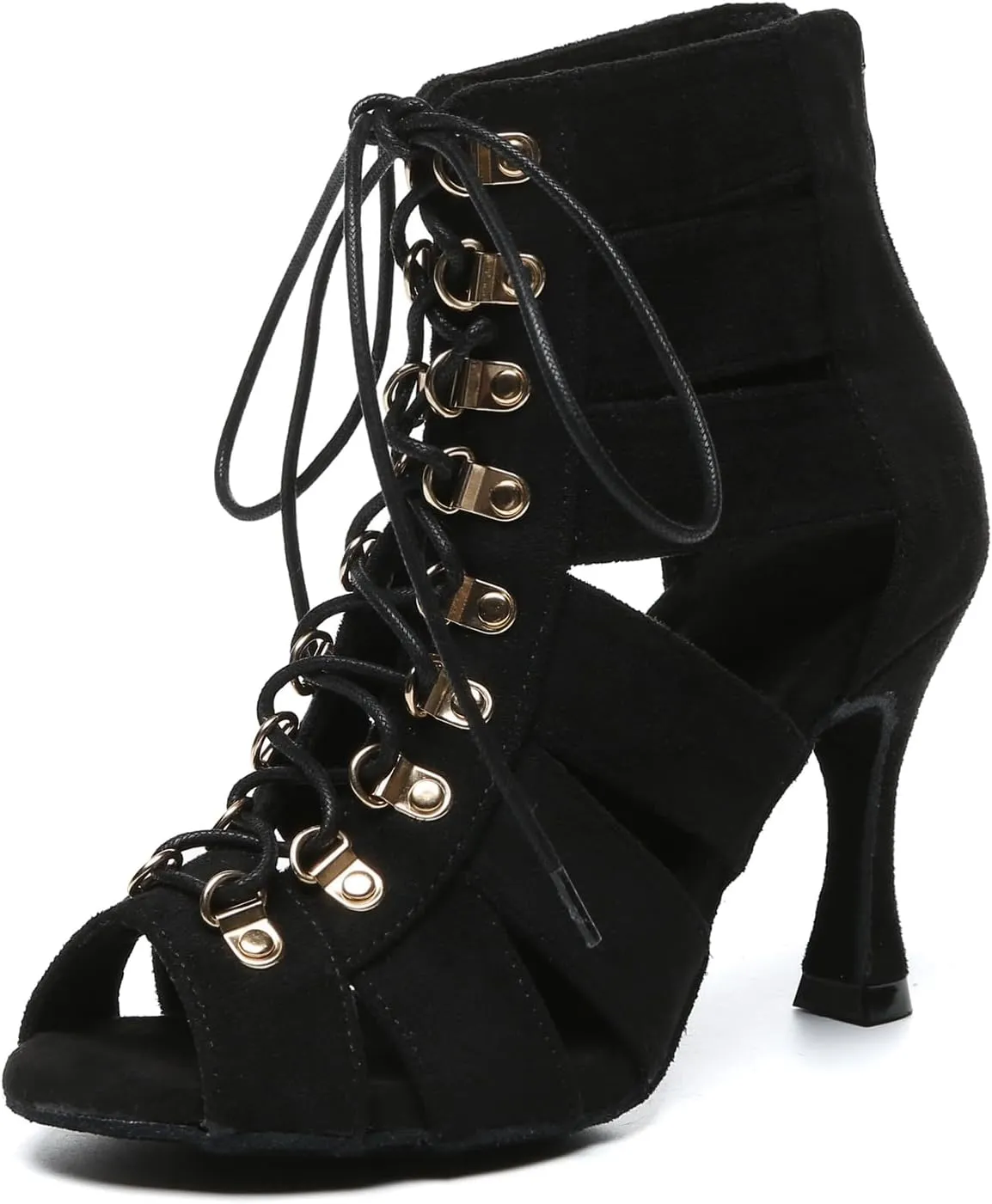 Womens Girls Latin Salsa Dance Shoes Ballroom Dancing Boots Party Club Sex Sandals